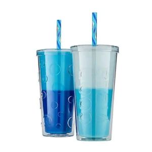 Color changing Straw tumblers Set